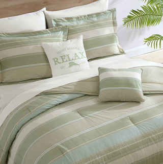 Thumbnail 4: Tommy Bahama Tommy Bahama Serenity Comforter 5 Pc. Set 