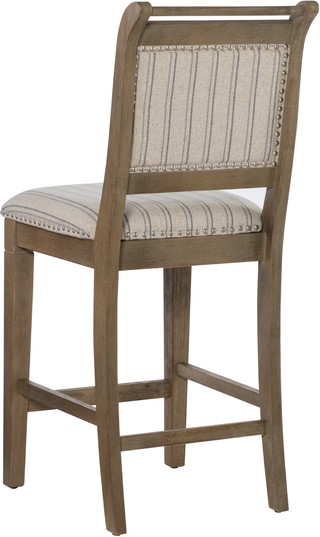Thumbnail 2: Linon Linon Stella Grey Counter Height Stool 