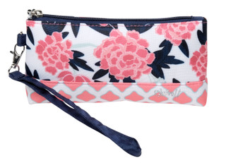 Thumbnail 1: Glove It Glove It Womens Peonies & Pars Zip Wristlet 