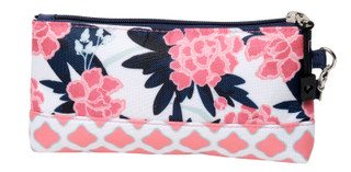 Thumbnail 2: Glove It Glove It Womens Peonies & Pars Zip Wristlet 