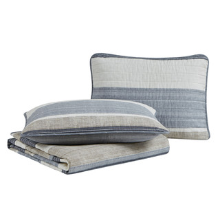 Thumbnail 22: Nautica Nautica Ridgeport 100% Cotton Reversible Quilt Set 