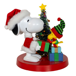 Thumbnail 1: Peanuts Peanuts 8-Inch Peanuts Snoopy & Woodstock Tabletop Decor 