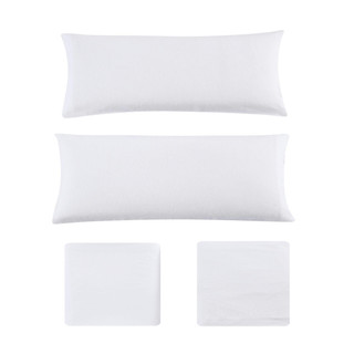 Thumbnail 3: Eddie Bauer Eddie Bauer Solid White Cotton Flannel Sheet Set 