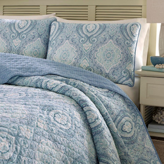 Thumbnail 7: Tommy Bahama Tommy Bahama Turtle Cove Quilt Set 