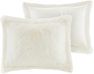 Thumbnail 6: Intelligent Design Intelligent Design Malea Shaggy Long Fur Comforter Mini Set 