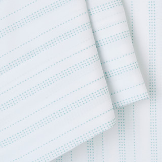 Thumbnail 1: Cathay Home Cathay Home 2pk Dotted Lines Microfiber Pillowcase Set 