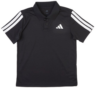 Thumbnail 1: Adidas Adidas Big Boys Rib Collar 3 Stripe Polo Shirt 