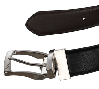Thumbnail 3: Nautica Nautica Mens Pebble Grain Reversible Stretch Belt 