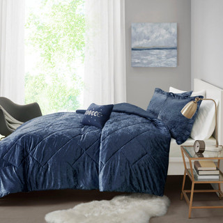 Thumbnail 11: Intelligent Design Intelligent Design Felicia Velvet Comforter Set 