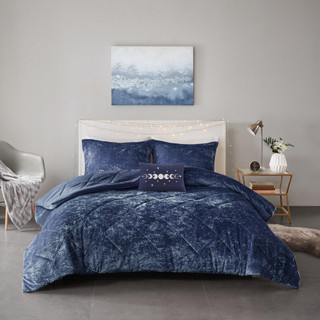 Thumbnail 7: Intelligent Design Intelligent Design Felicia Velvet Comforter Set 