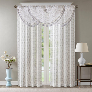 Thumbnail 3: Madison Park Madison Park Irina Window Valance 
