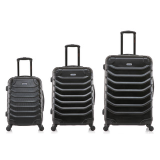 Thumbnail 2: INUSA INUSA Endurance Hardside Lightweight Spin 3 pc Luggage Set 