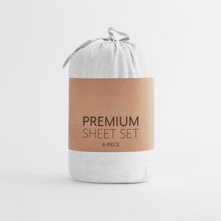 Thumbnail 14: Home Collections Home Collections Premium 4 Pc Ultra Soft Chambray Sheet Set 