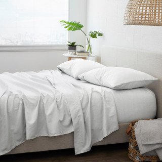 Thumbnail 16: Home Collections Home Collections Premium 4 Pc Ultra Soft Chambray Sheet Set 