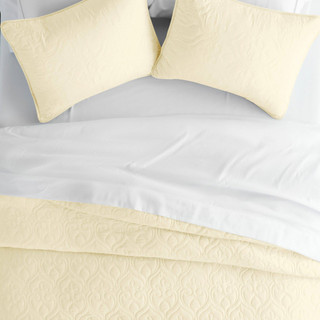 Thumbnail 8: Home Collections Home Collections Premium Soft Damask Quilted Coverlet Set 
