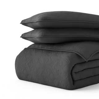 Thumbnail 13: Home Collections Home Collections Premium Soft Damask Quilted Coverlet Set 