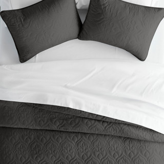 Thumbnail 8: Home Collections Home Collections Premium Soft Damask Quilted Coverlet Set 