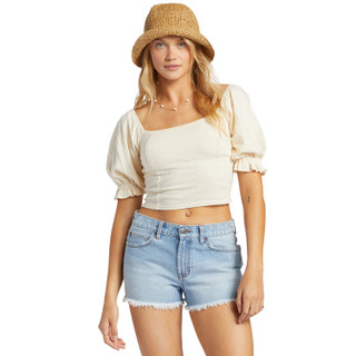 Thumbnail 4: BILLABONG Billabong Juniors Puff Sleeve Square Neck Top 