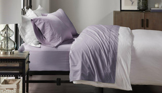 Thumbnail 4: Madison Park Madison Park Peached Percale Cotton Sheet Set 