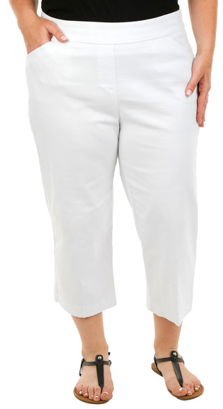 Thumbnail 1: Coral Bay Coral Bay Plus Solid Millenium Capris 