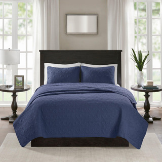 Thumbnail 2: Madison Park Madison Park 3-pc. Quebec Coverlet Set 