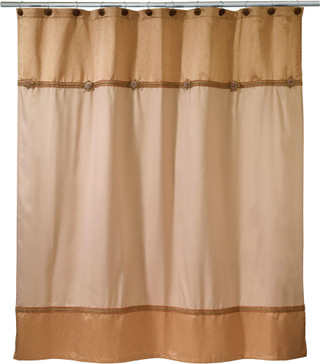 Thumbnail 1: Avanti Avanti Braided Medallion Shower Curtain 