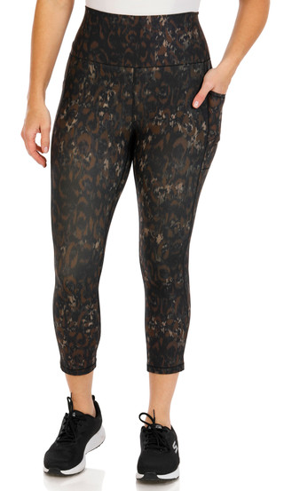 Thumbnail 1: RBX RBX Womens Active Chateetah Print Leggings 