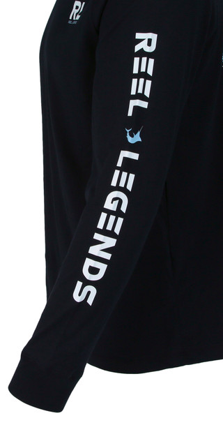 Thumbnail 3: REEL LEGENDS Reel Legends Mens Long Sleeve Seabreeze Cotton Hoodie 
