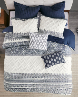 Thumbnail 3: Ink + Ivy Ink & Ivy Mila Cotton Printed Comforter Set 