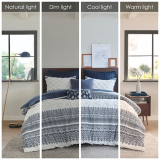 Thumbnail 12: Ink + Ivy Ink & Ivy Mila Cotton Printed Comforter Set 