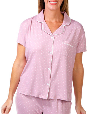 Thumbnail 5: Laura Ashley Laura Ashley Womens 2 Pc Polka Dot Sleepwear Pants Set 