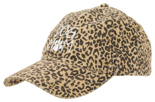Thumbnail 1: David and Young David and Young Womens Embroidered Leopard Baseball Hat 