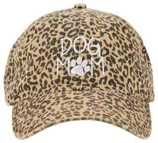 Thumbnail 3: David and Young David and Young Womens Embroidered Leopard Baseball Hat 