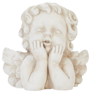 Thumbnail 1: THREE HANDS CORP. Three Hands Corp. 8.5 in Cherub Garden Figurine Planter 