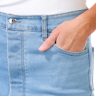 Thumbnail 2: Express Womens 31 inseam Denim Skirt 