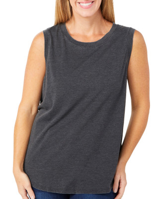 Thumbnail 1: Brisas Brisas Womens Active Solid Acid Wash Tank Top 
