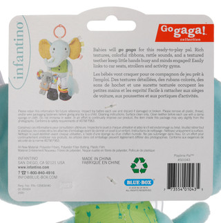 Thumbnail 3: Infantino Infantino Baby 12 in Playtime Pal Elephant Toy 