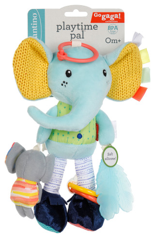 Thumbnail 1: Infantino Infantino Baby 12 in Playtime Pal Elephant Toy 