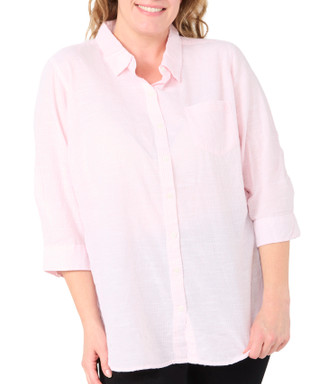 Thumbnail 1: Dash Dash Plus 3/4 Sleeve Button Down Top 
