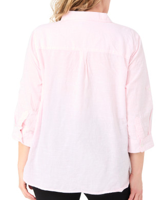 Thumbnail 2: Dash Dash Plus 3/4 Sleeve Button Down Top 
