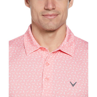 Thumbnail 3: Callaway Callaway Mens Short Sleeve Dolphin Texture Golf Polo 