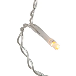 Thumbnail 8: Kurt Adler Kurt Adler Twinkly 190-Light AWW LED Icicle Light Set 