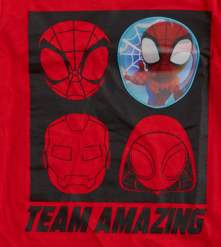 Thumbnail 3: Marvel Marvel Little Boys Spiderman & Amazing Team T-Shirt 