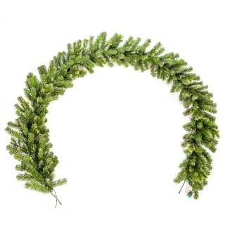 Thumbnail 1: Kurt Adler Kurt Adler 9 Ft.Charleston Garland with 50 Lights 