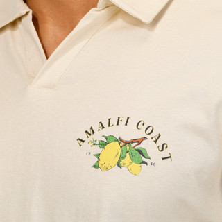 Thumbnail 3: SAINTS STUDIO Saints Studio Mens Amalfi Coast Graphic Polo Shirt 