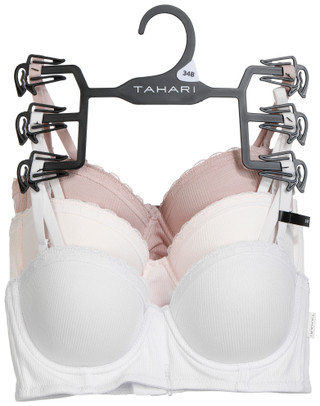 Thumbnail 1: Tahari Tahari 3 Pk Balconette Bra Set 