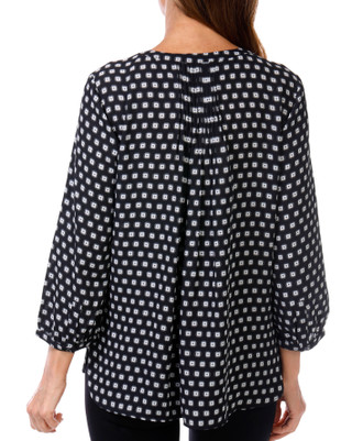 Thumbnail 2: NYDJ NYDJ Womens Pintuck 3/4 Sleeve Pintuck Blouse 