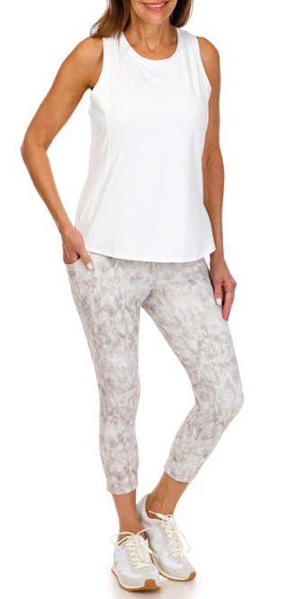 Thumbnail 1: RBX RBX Womens Active 2 Pc Capri Legging Set 