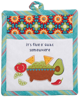 Thumbnail 1: Kay Dee Designs Kay Dee Designs It's 5 O' Guac Somewhere Pocket Mitt 