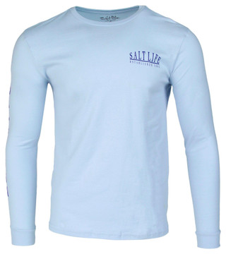 Thumbnail 1: Guy Harvey Guy Harvey Mens Graphic Horizon Print Long Sleeve Tee 